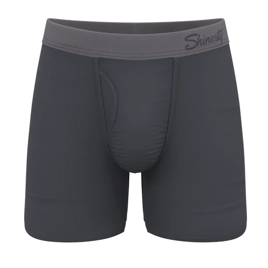 The Slate Expectations | Grey Tonal Ball Hammock® Pouch Underwear With Fly