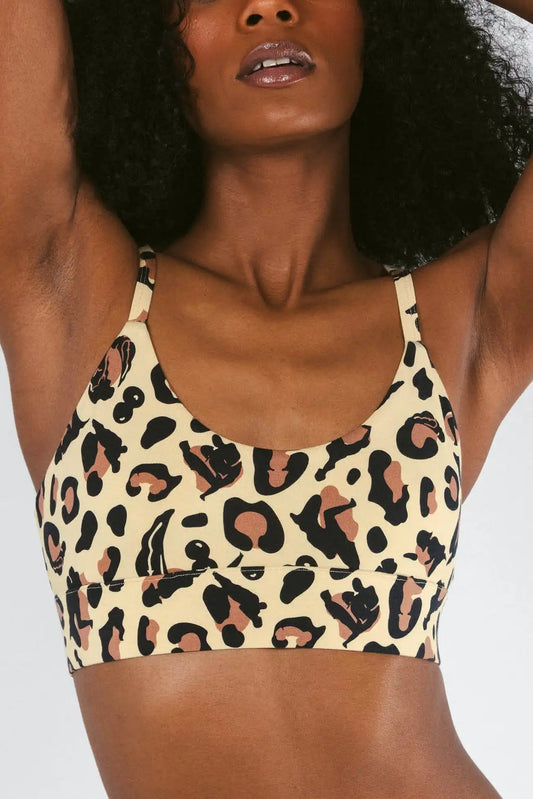 The Primal Passion | Naughty Cheetah Print Boob Hammock™ Scoop Bralette