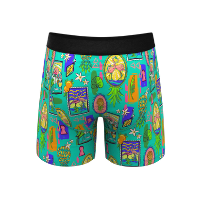 The Island Time | Pineapple Scene Ball Hammock® Pouch Underwear
