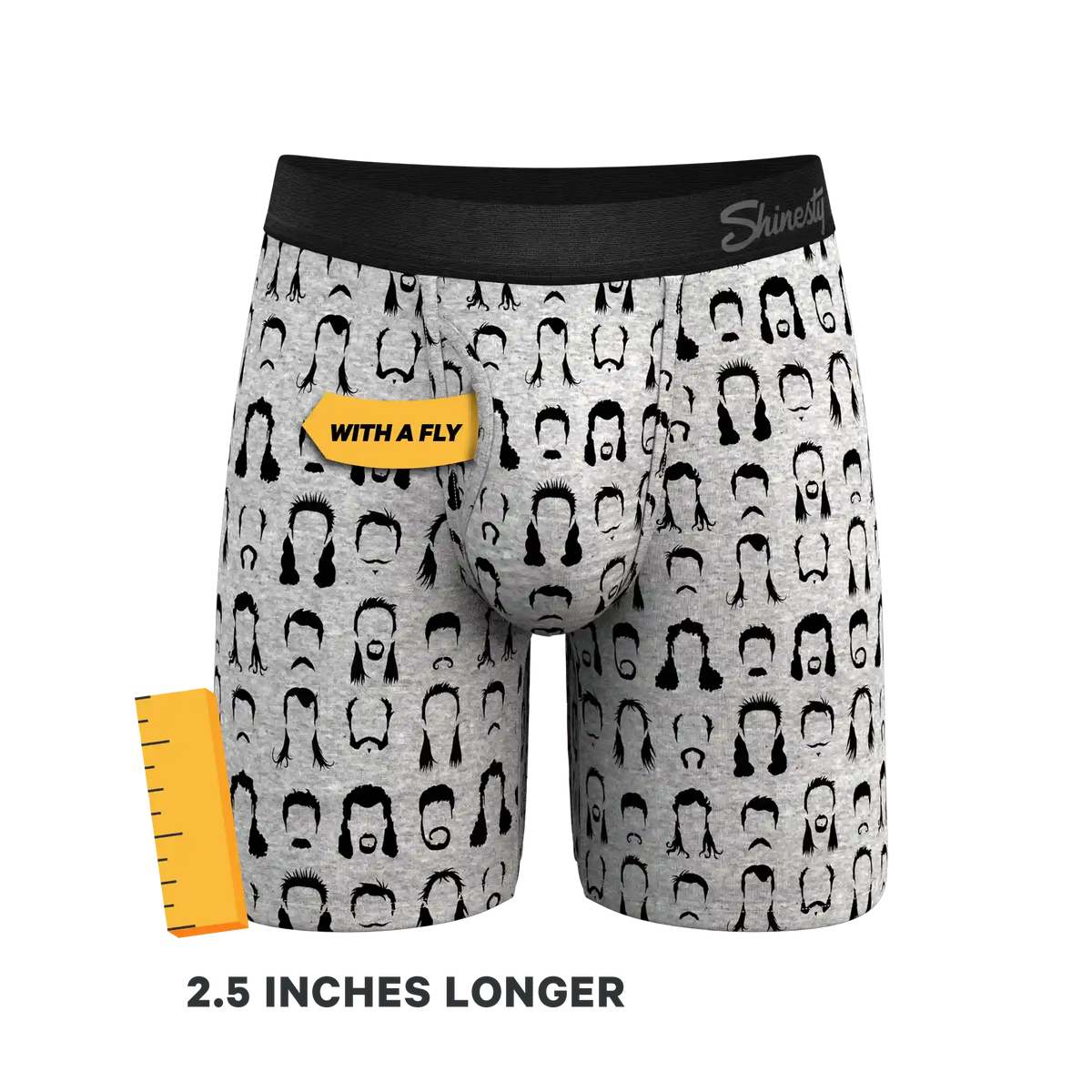 The Hair Down There | Mullet Ball Hammock® Boxer - Long Leg