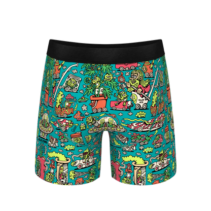 The Rolling Stoned | Shinesty x Killer Acid Ball Hammock® Pouch Underwear With Fly