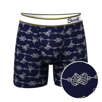 The Knotty Spots | Nautical Knots Ball Hammock® Pouch Underwear