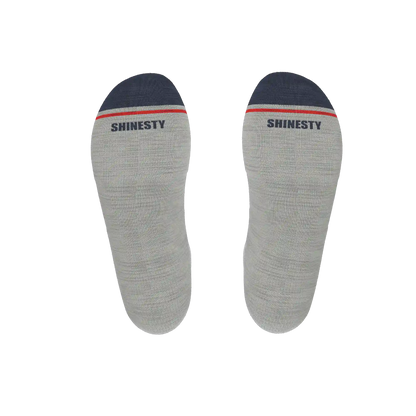 The Pebble | Grey Heel Hammock™ Ankle Socks
