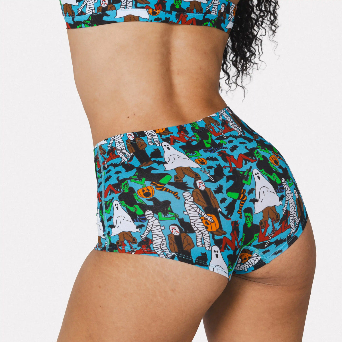 The Monster Smash | Halloween Character Modal Boyshort Underwear