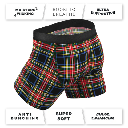 The Cappuccino | Holiday Tartan Plaid Ball Hammock® Pouch Underwear