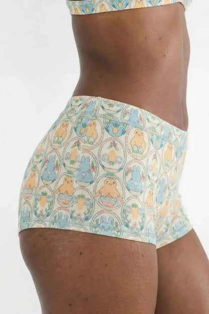 The Chicks Dig It | Pastel Easter Modal Boyshort Underwear
