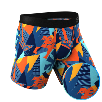 The Hummingbird | Abstract paradICE™ Cooling Ball Hammock® Underwear
