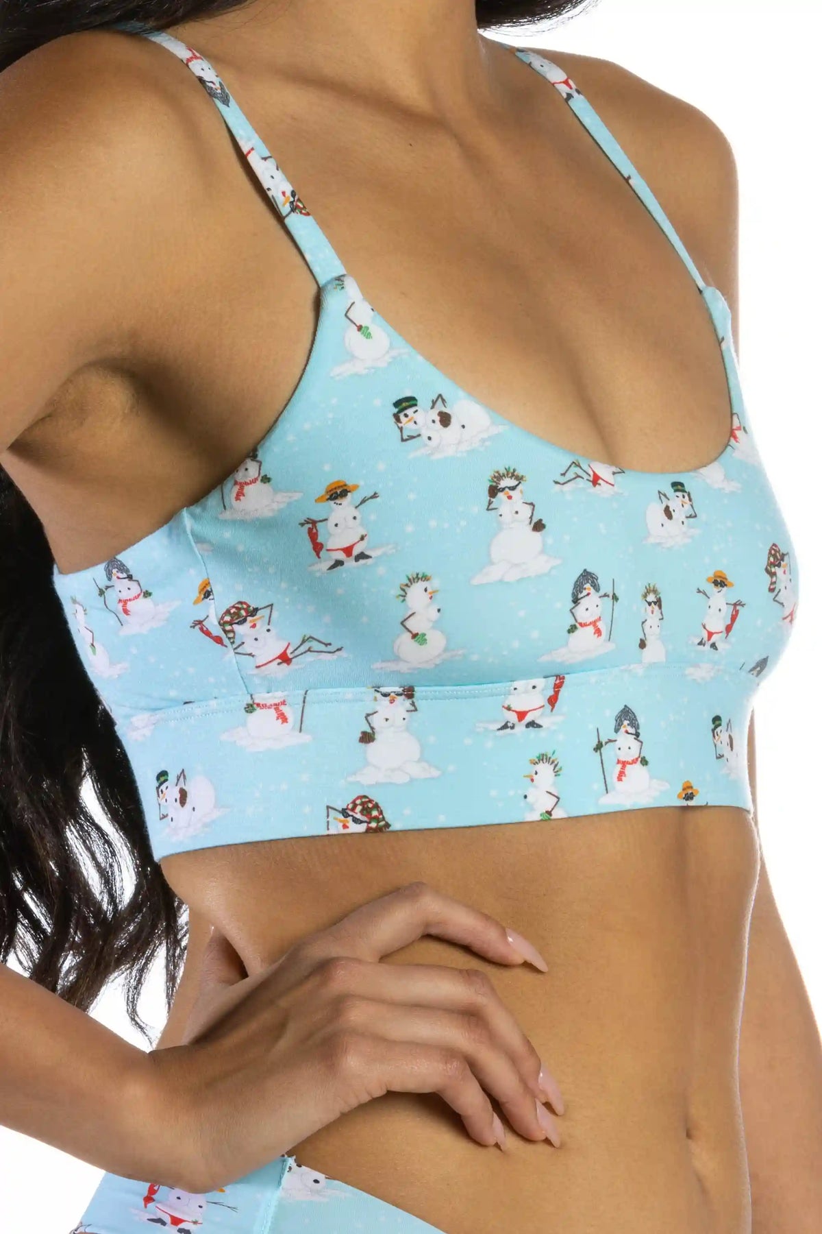 The Frosty Mistress | Snow Women Boob Hammock™ Scoop Bralette