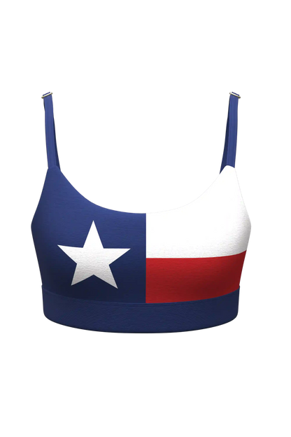 The First Rodeo | Texas Flag Boob Hammock™ Scoop Bralette