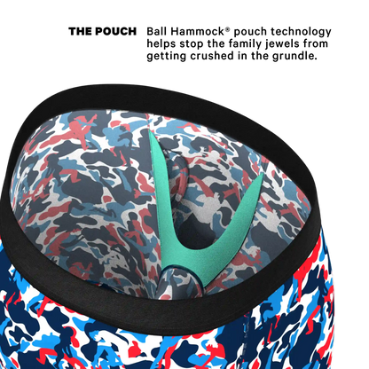 The Grand Finale | USA Camouflage Ball Hammock® Boxer - Long Leg
