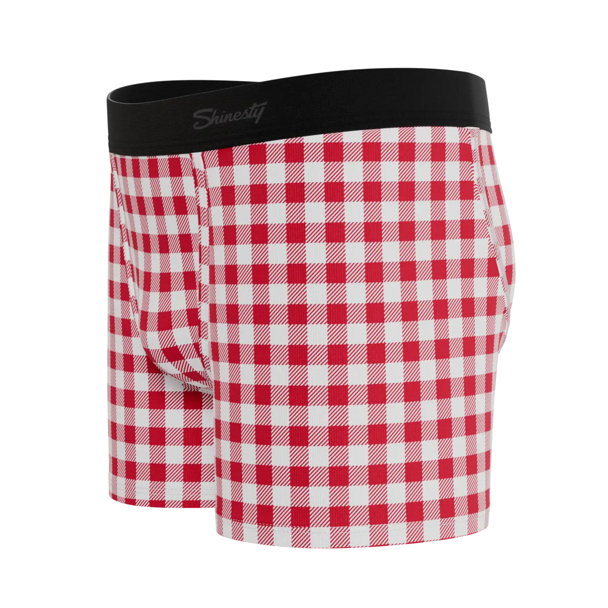 The Hot Diggity | Red Gingham Youth Boxer Briefs