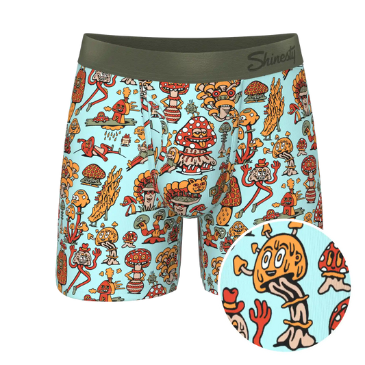 The Mushroom Friends | Shinesty x Killer Acid Ball Hammock® Pouch Underwear With Fly