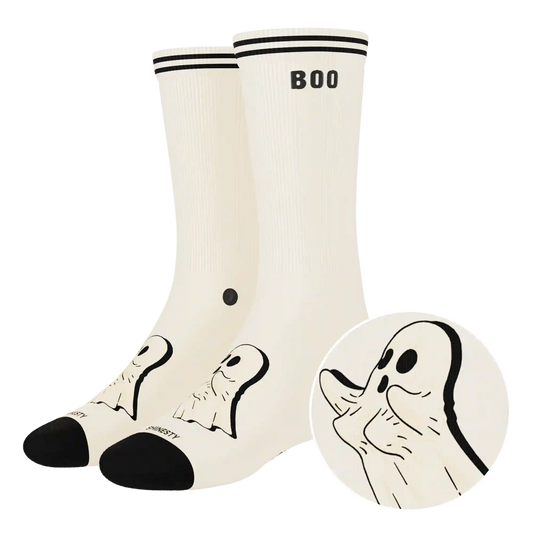The Possessed Chest | Ghost Heel Hammock™ Crew Socks