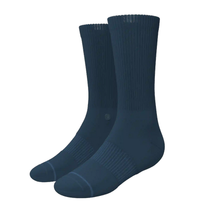 The Big Blue | Navy Heel Hammock™ Crew Socks