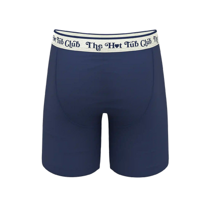 The Jet Set | Hot Tub Club Navy Ball Hammock® Boxer - Long Leg
