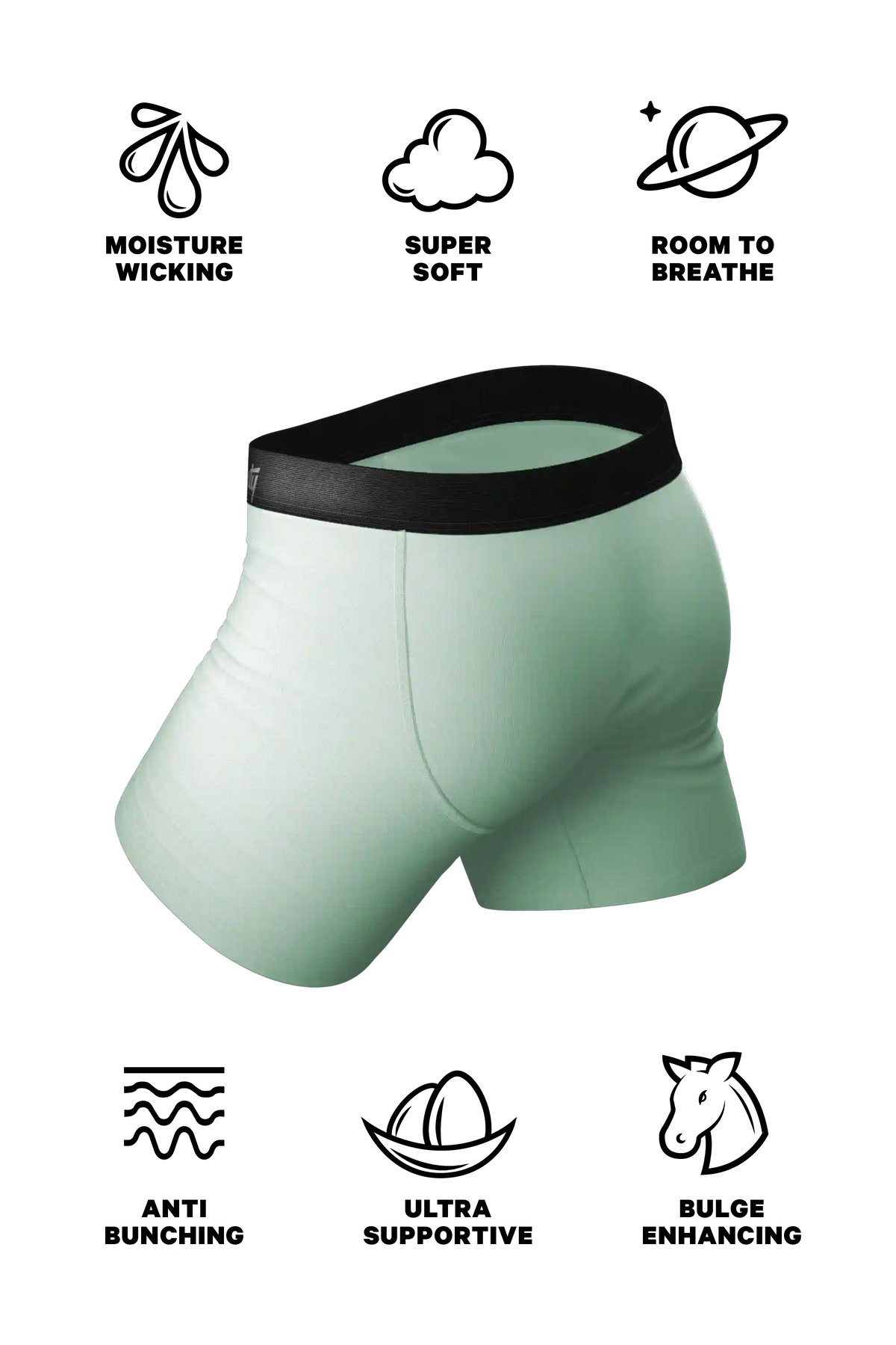 The Avocado Toast | Feldspar Green Ball Hammock® Pouch Underwear