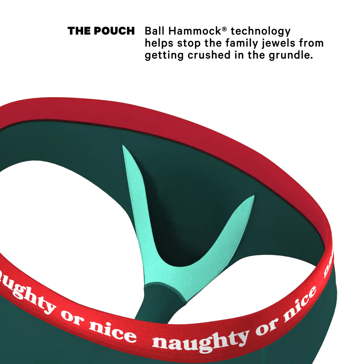 The Nice List | Flirty Waistband Ball Hammock® Pouch Underwear Briefs