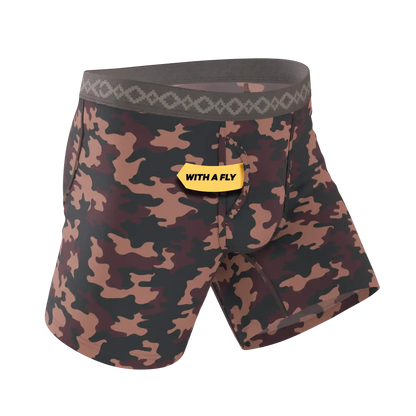 The Camo Corbina | La Matera x Shinesty Camouflage Ball Hammock® Pouch Underwear With Fly