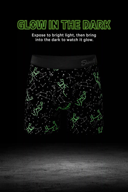 The Big Bang | Glow In The Dark Constellation Ball Hammock® Pouch Underwear With Fly