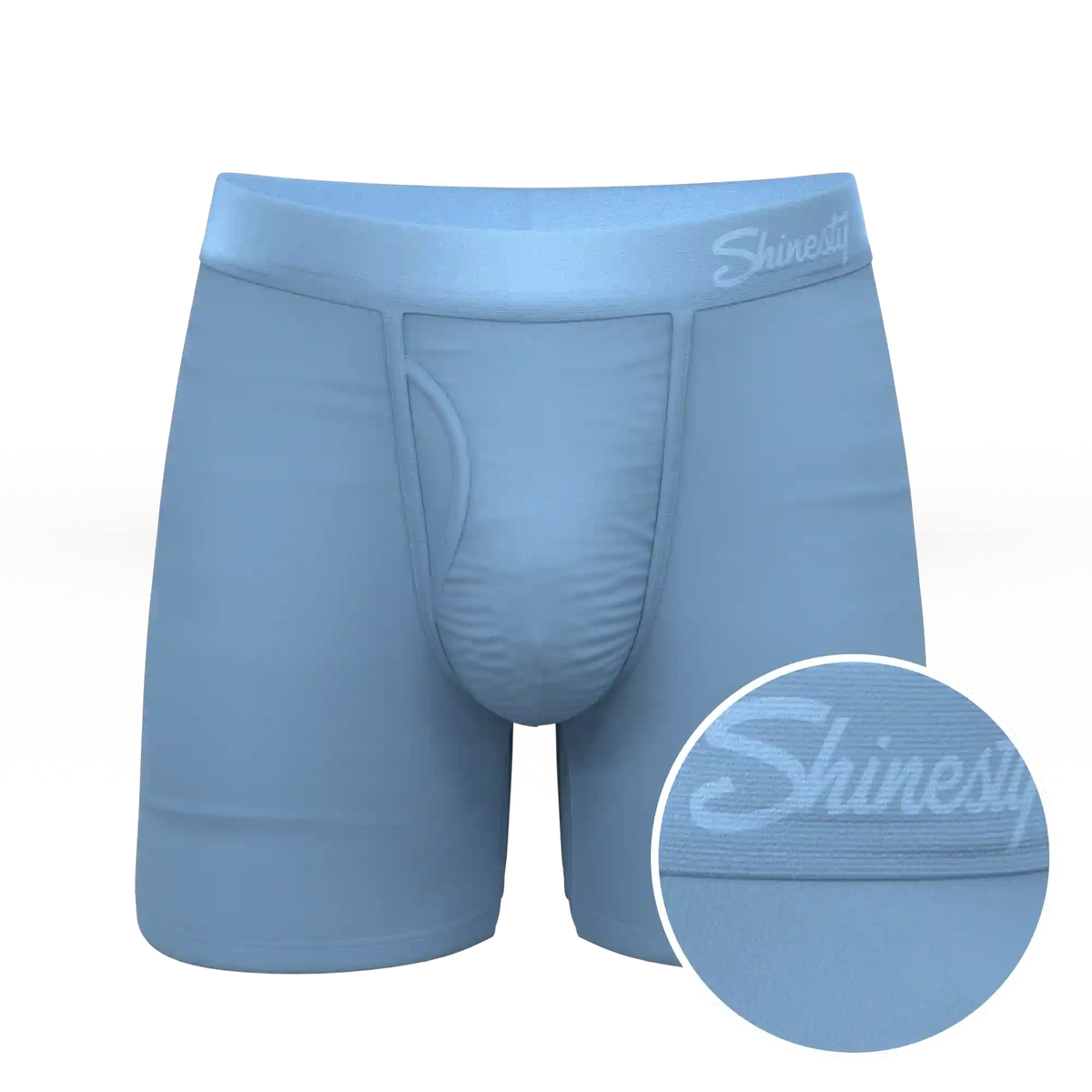 The Clear Skies | Light Blue Tonal Ball Hammock® Pouch Underwear With Fly