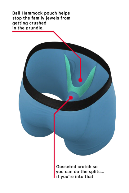 The Blue Ball Effect | Dusty Blue Ball Hammock® Pouch Underwear With Fly