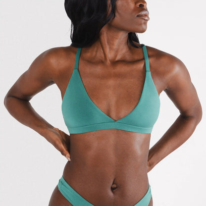 The Curacao | Teal Boob Hammock™ Triangle Bralette