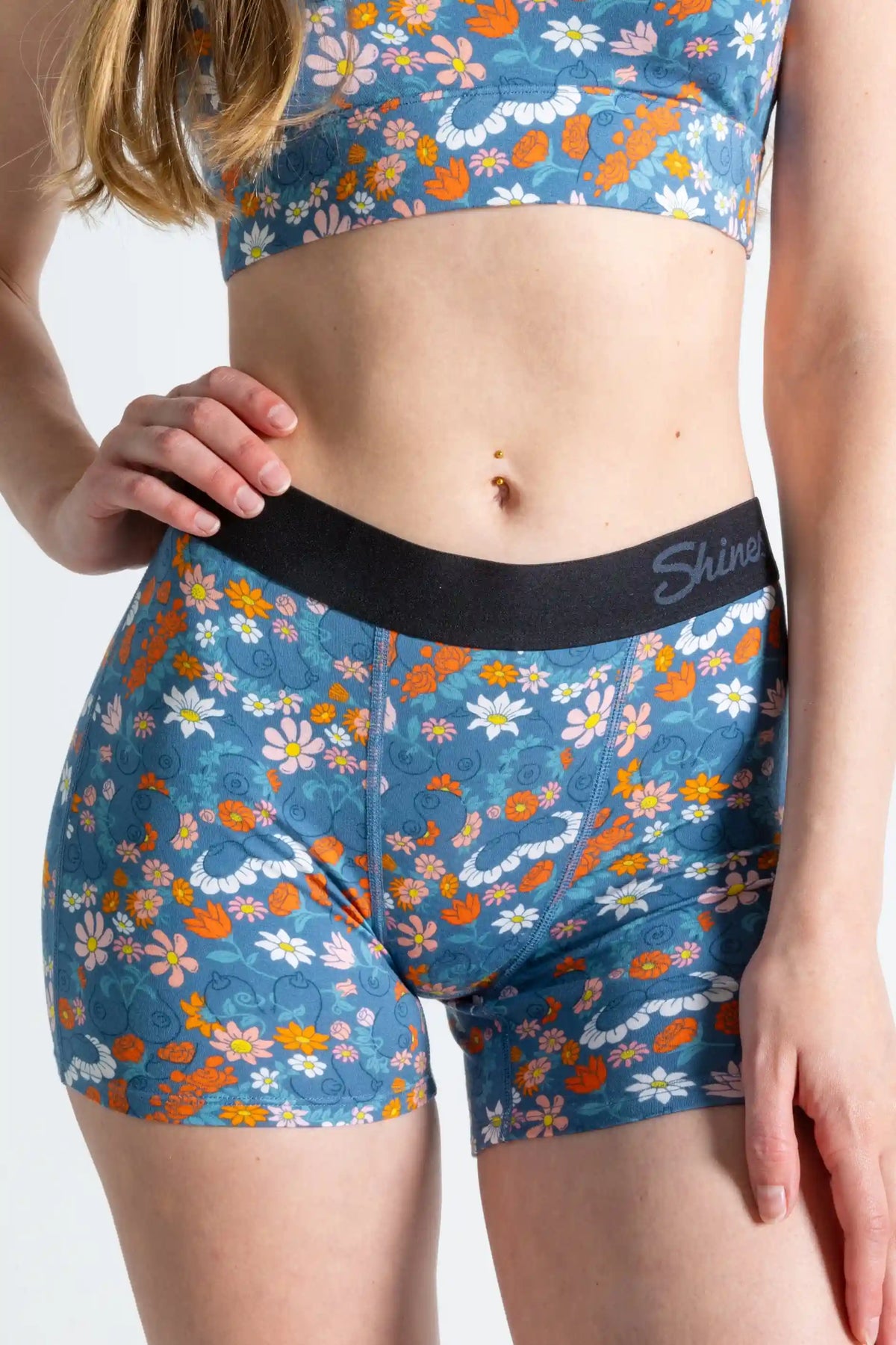 The Gardening Nips | Busty Floral Women’s Boxers