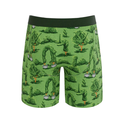 The Full Bush Bush Club | Naughty Landscaping Ball Hammock® Boxer - Long Leg