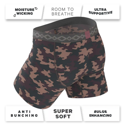 The Camo Corbina | La Matera x Shinesty Camouflage Ball Hammock® Pouch Underwear With Fly