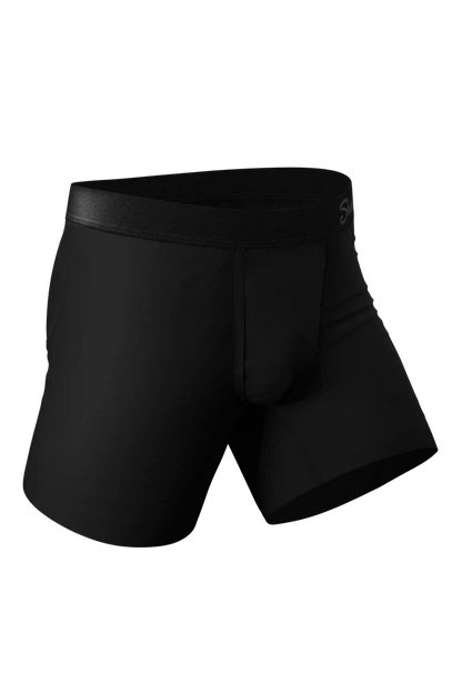 The Jack And Jane | Couples Matching Black Ball Hammock® Boxer and Cheeky Pack