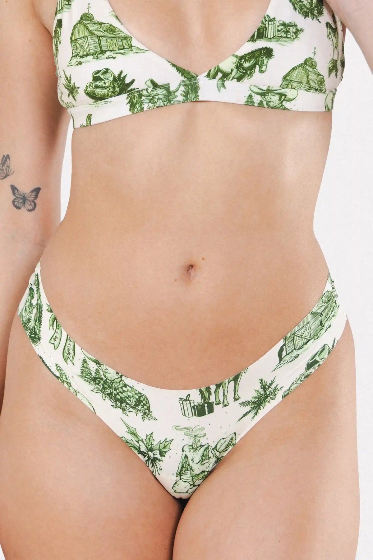 The Western Wonderland | Western Toile Seamless Thong
