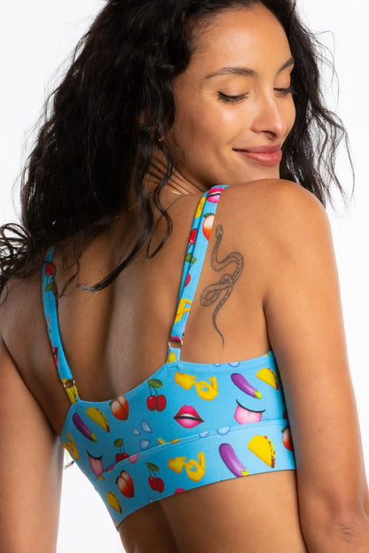The Innuendo | Emoji Boob Hammock™ Scoop Bralette