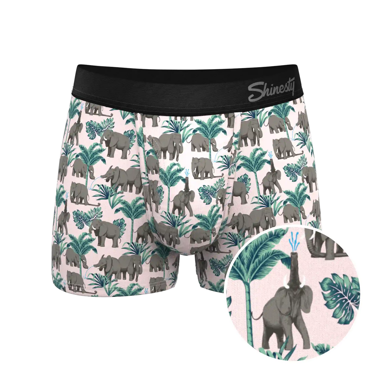 The Maximus | Tropical Elephant Ball Hammock® Pouch Trunks Underwear