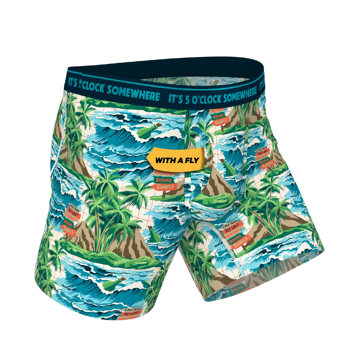 The Changes In Latitudes | Shinesty x Margaritaville® Ball Hammock® Pouch Underwear With Fly