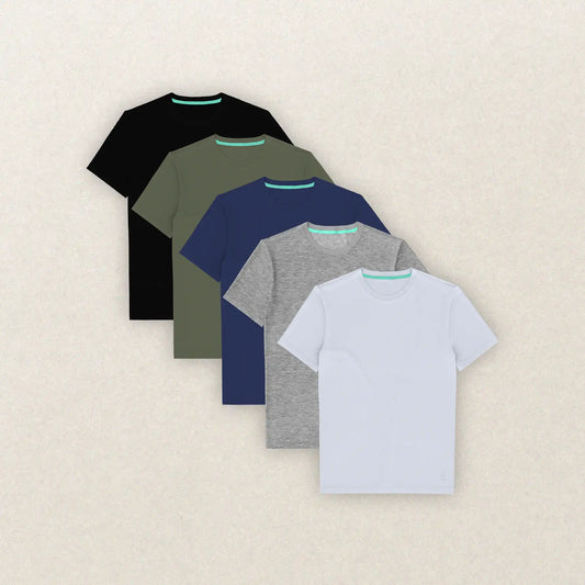 The Everyman™ Tee - 5 Pack | Men's T Shirt 5 Pack ft. Super Stupid-Soft™ Fabric
