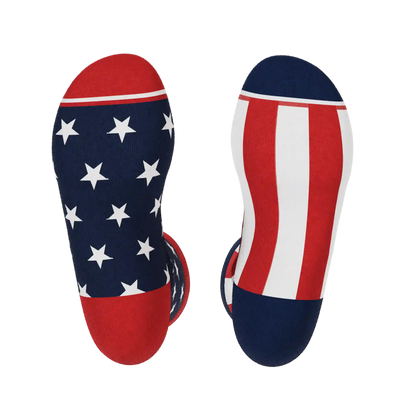 The Socky Balboa | American Flag Heel Hammock™ Crew Socks