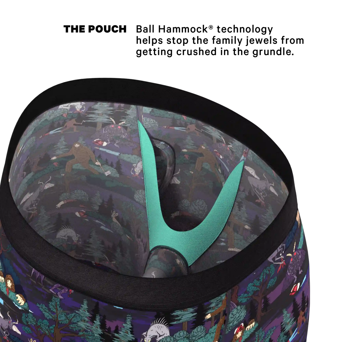 The Meal of Moths | Spooky Ball Hammock® Boxer - Long Leg