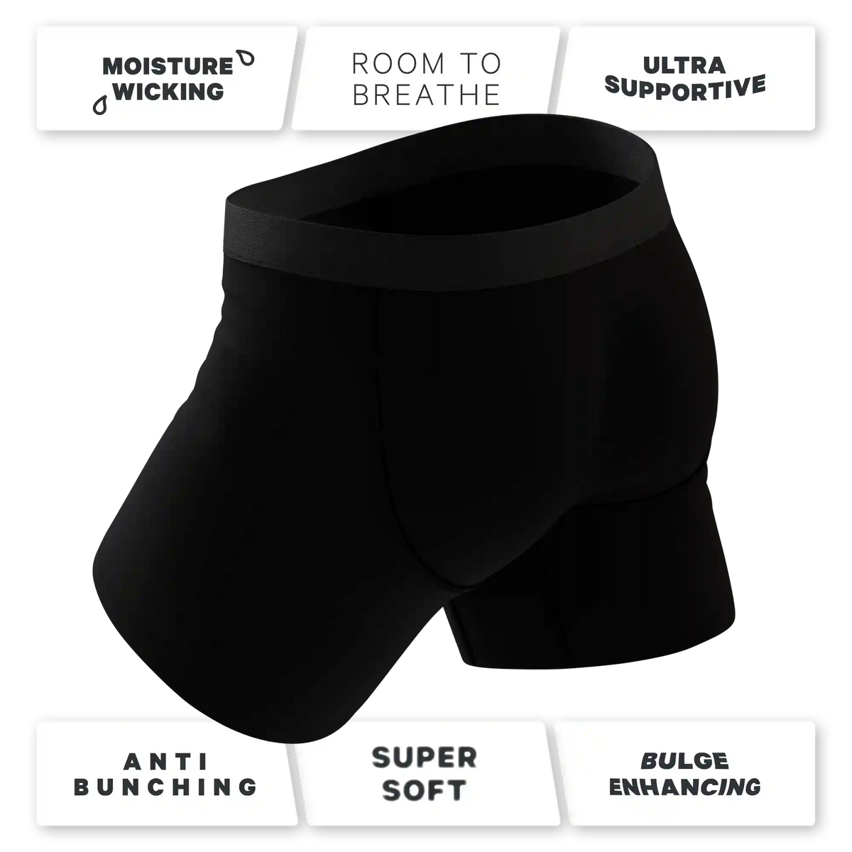 The Rear View | Size Warning Ball Hammock® Pouch Underwear With Fly