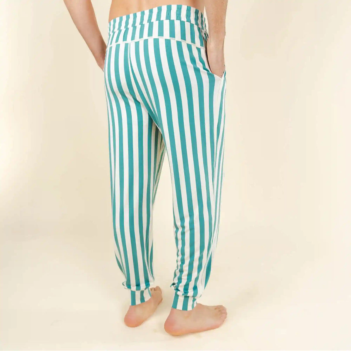 The Nantucket | Green Dock Stripe SleepDeep™ Men’s Pajama Joggers