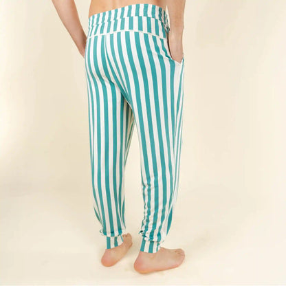 The Nantucket | Green Dock Stripe SleepDeep™ Men’s Pajama Joggers