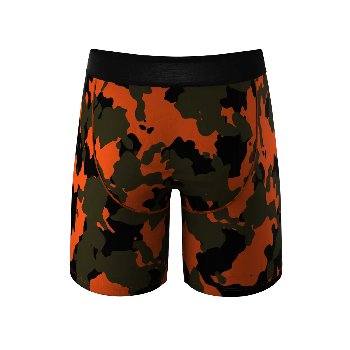 The Bambi Bunchers | Orange Camo Deer Ball Hammock® Boxer - Long Leg