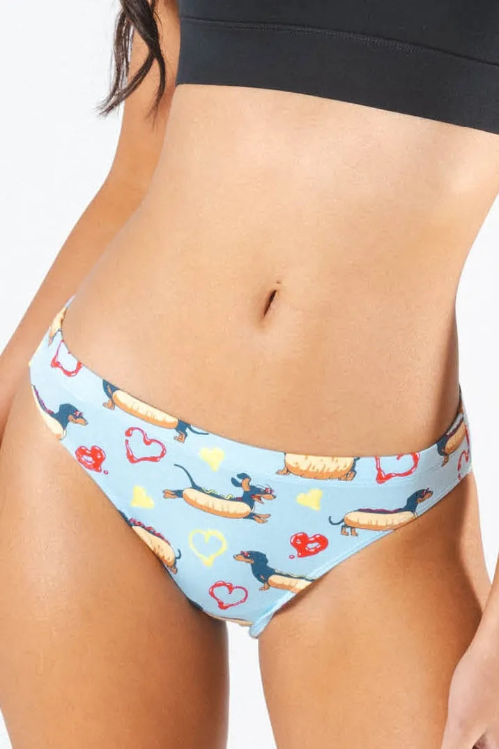 The Lovely Wiener | Wiener Dogs Modal Bikini Underwear