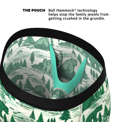 The Does A Bear | Green Toilet Bear Ball Hammock® Boxer - Long Leg