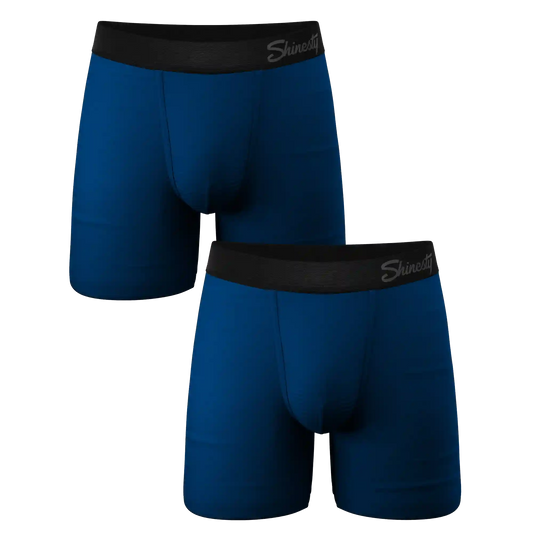 The Big Blue | Navy Ball Hammock® Boxer Couples Matching Underwear 2 Pack