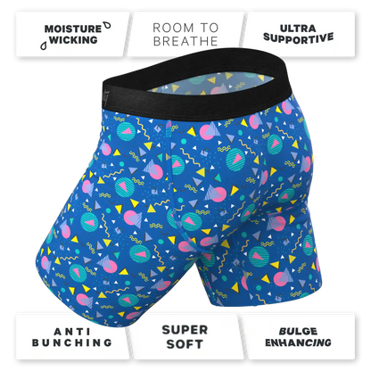 The Bus Stop | Retro Shapes Ball Hammock® Boxer - Long Leg