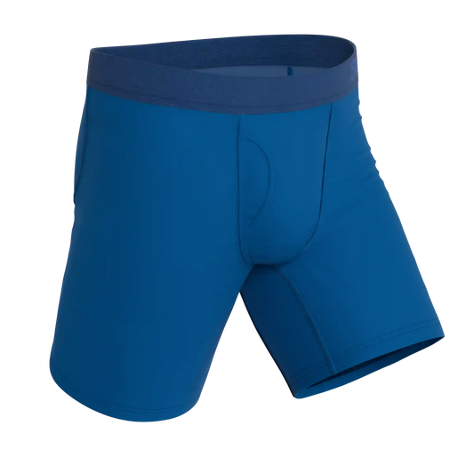 The Skydiver | Ocean Blue Ball Hammock® Boxer - Long Leg