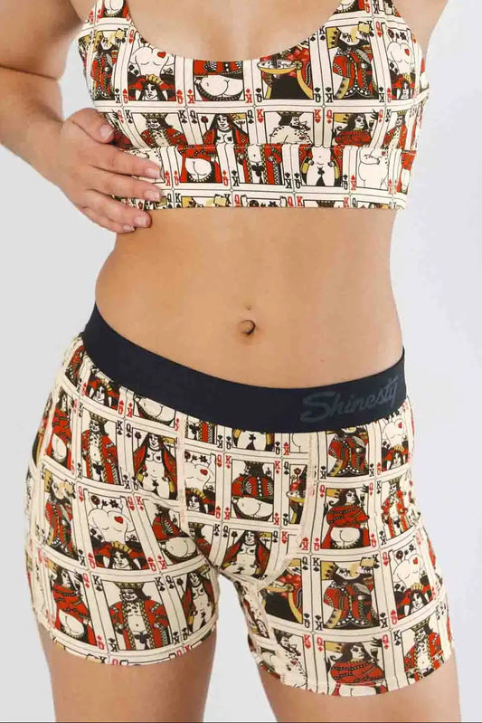 The Bottomless Blackjack | Vintage Playing Cards Women’s Boxers