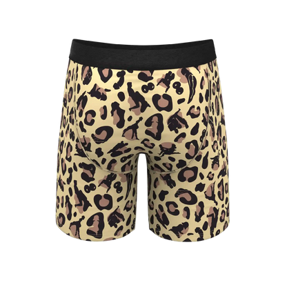 The Primal Passion | Naughty Cheetah Print Ball Hammock® Boxer - Long Leg