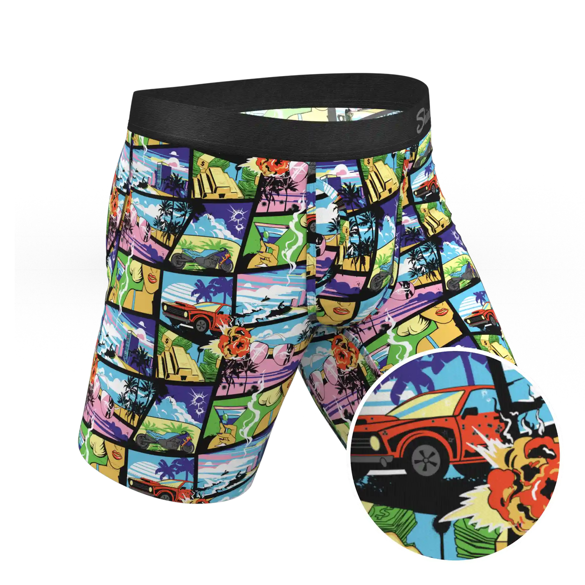 The Gas Pedal | Pop Art Ball Hammock® Boxer - Long Leg