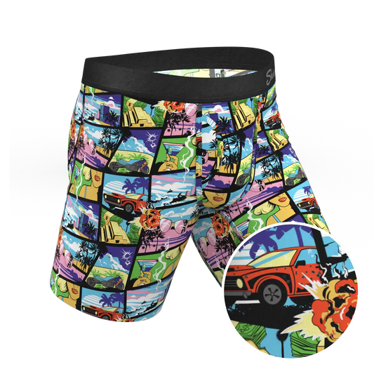 The Gas Pedal | Pop Art Ball Hammock® Boxer - Long Leg